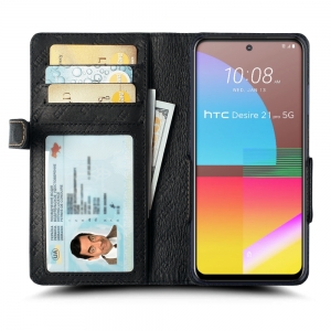Чохол книжка Stenk Wallet для HTC Desire 21 Pro 5G Чорний