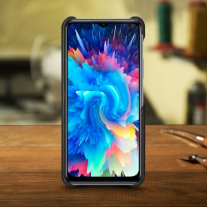 Шкіряна накладка Stenk Cover для Infinix Hot 20 5G Чорна