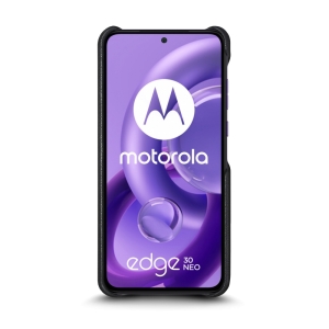 Шкіряна накладка Stenk Reptile Cover для Motorola Edge 30 Neo Чорна