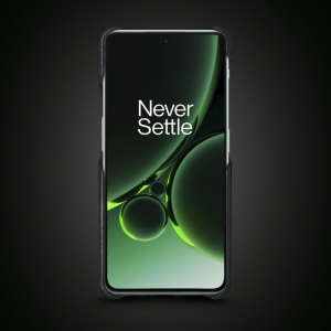 Шкіряна накладка Stenk WoodBacker для OnePlus Nord 3 Чорна