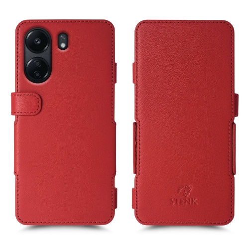 чехол-книжка на Xiaomi Poco C65 Красный Stenk Prime фото 1