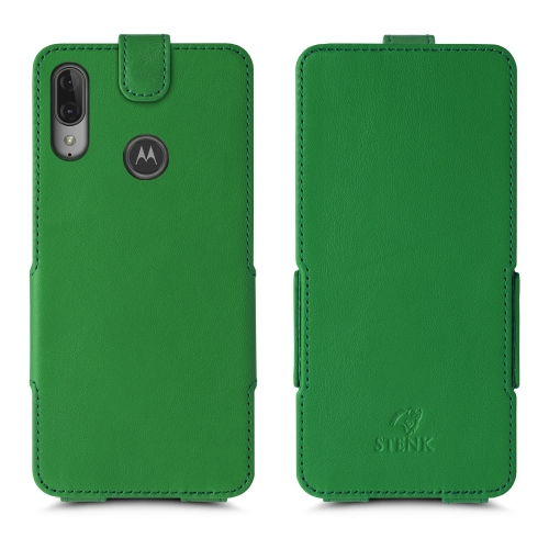 чохол-фліп на Motorola Moto E6 Plus Зелений Stenk Prime фото 1