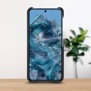 Шкіряна накладка Stenk WoodBacker для Google Pixel 8 Pro Чорна