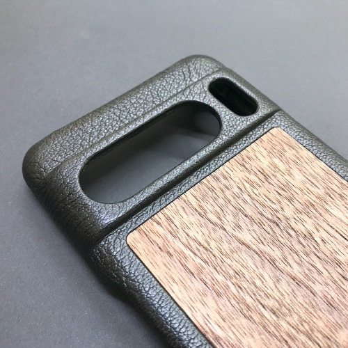 бампер на Google Pixel 8 Pro Черный Stenk WoodBacker фото 6