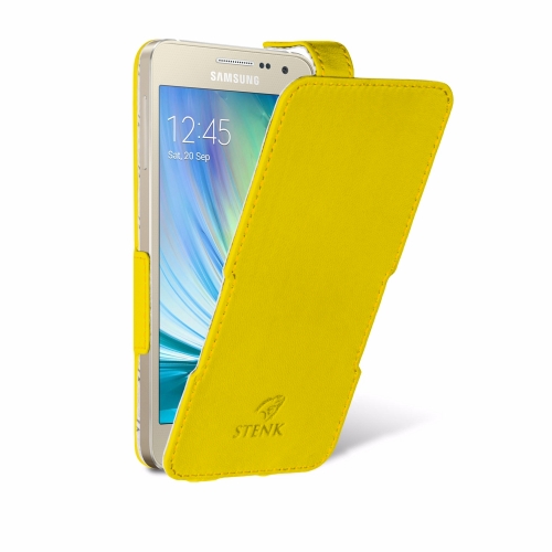 чохол-фліп на Samsung Galaxy A3 (A300) Жовтий Stenk Сняты с производства фото 2