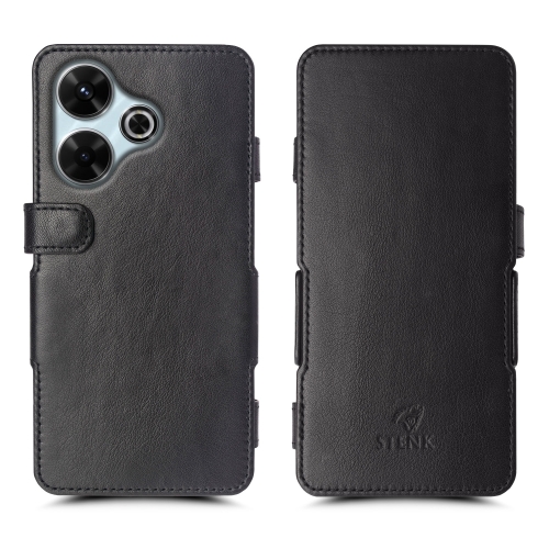 чехол-книжка на Xiaomi Redmi 13 Черный  Prime фото 1