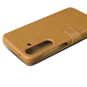 Чохол книжка Stenk Premium для Samsung Galaxy S24 Camel