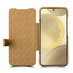 Чохол книжка Stenk Premium для Samsung Galaxy S24 Camel