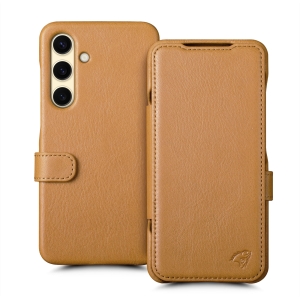 Чехол книжка Stenk Premium для Samsung Galaxy S24 Camel