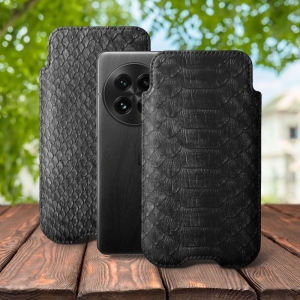 Футляр Stenk Sportage Python для OnePlus 13 Чёрный
