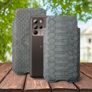 Футляр Stenk Sportage Python для HTC U23 Pro Серый