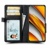 Чехол книжка Stenk Wallet для Xiaomi Poco F3 Черный