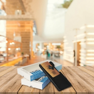 Шкіряна накладка Stenk WoodBacker для Motorola Moto G20 Чорна