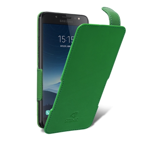 чохол-фліп на Samsung Galaxy C8 Зелений Stenk Сняты с производства фото 2