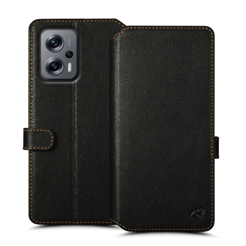 чехол-кошелек на Xiaomi Poco X4 GT Черный Stenk Premium Wallet фото 1
