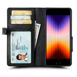 Чохол книжка Stenk Wallet для Apple iPhone SE (2022) Чорний