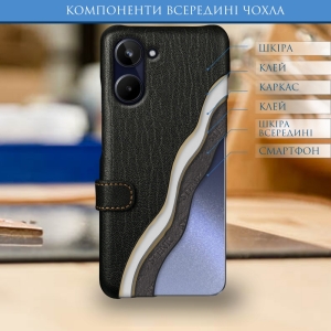 Чохол книжка Stenk Premium для Realme 10 Чорний