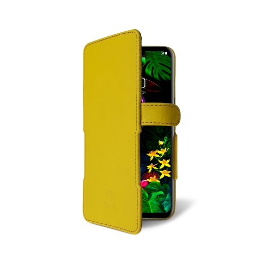 чехол-книжка на LG G8 ThinQ Желтый Stenk Prime фото 2