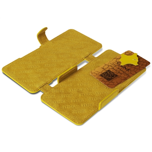 чехол-книжка на LG G8 ThinQ Желтый Stenk Prime фото 4