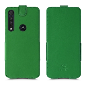 Чехол флип Stenk Prime для Motorola One Macro Зелёный