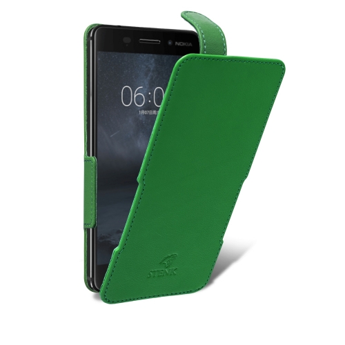 чехол-флип на Nokia 6 Зелёный Stenk Prime фото 2