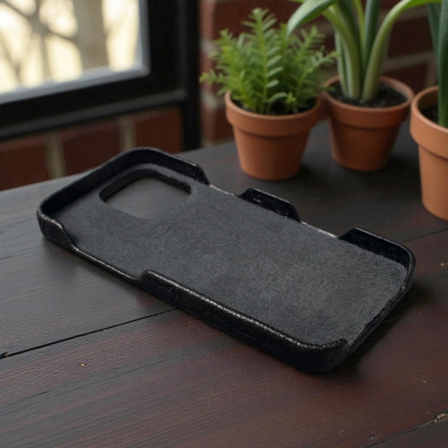 бампер на Apple iPhone 16 Pro Max Чорний Stenk Reptile фото 6