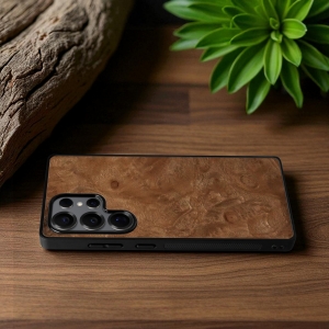 Накладка SkinBacker Wood для Samsung Galaxy S25 Ultra Мірт (Корінь)