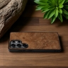 Накладка SkinBacker Wood для Samsung Galaxy S25 Ultra Мирт (Корень)