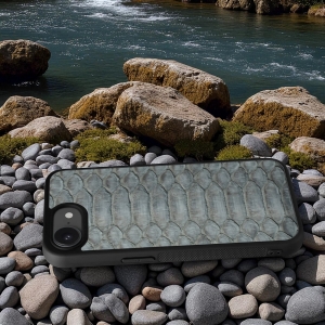 Накладка SkinBacker Python Scales для Apple iPhone 16 Сірий