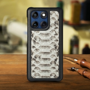 Накладка Stenk ExBacker Python Scales для Motorola Edge 60 Натуральний