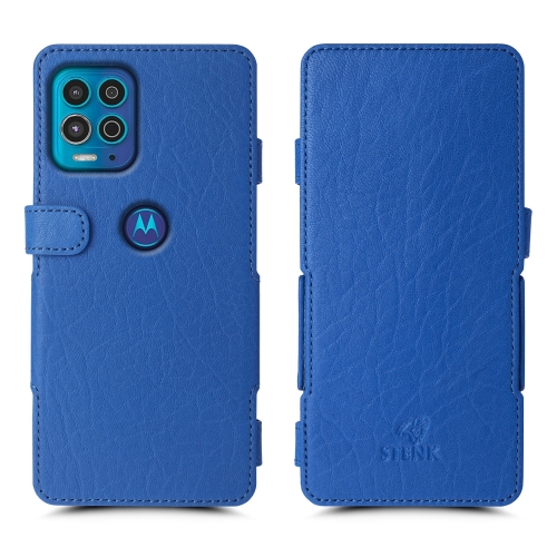 чохол-книжка на Motorola Moto G100 Яскраво-синій Stenk Prime фото 1