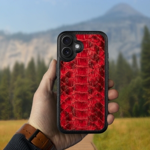 Шкіряна накладка Stenk ExBacker Python Scales для Apple iPhone 17