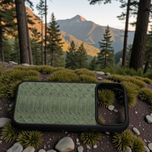 Накладка Python Scales SkinBacker для Apple iPhone 17 Pro Max Оливковий