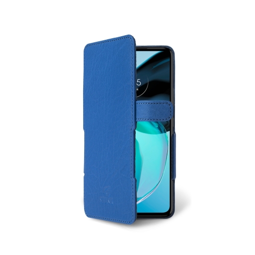 чехол-книжка на Motorola Moto G72 Ярко-синий  Prime фото 2