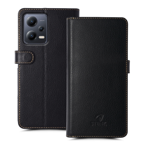 чехол-книжка на Xiaomi Redmi Note 12 5G Черный Stenk Wallet фото 1