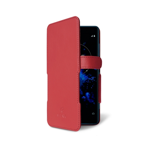 чехол-книжка на Sony Xperia XZ2 Compact Красный Stenk Prime фото 2