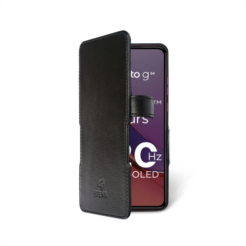 чехол-книжка на Motorola Moto G84 Черный Stenk Prime фото 2