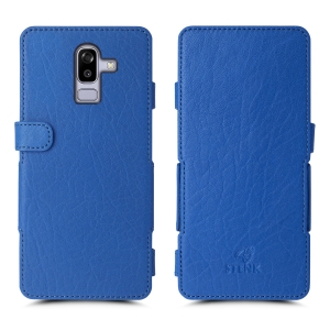 Чохол книжка Stenk Prime для Samsung Galaxy J8 (2018) Яскраво-синій