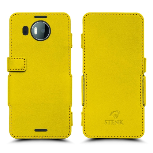 чохол-книжка на Microsoft Lumia 950 XL Жовтий Stenk Сняты с производства фото 1
