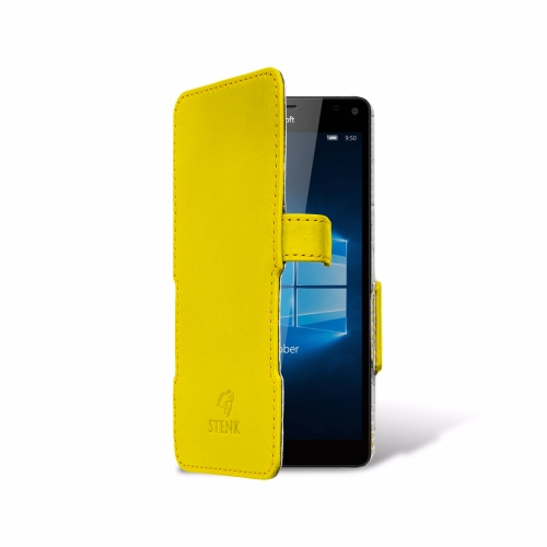 чохол-книжка на Microsoft Lumia 950 XL Жовтий Stenk Сняты с производства фото 2