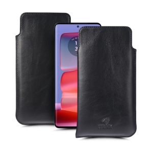 Футляр Stenk Elegance для Motorola Edge 50 Pro Чёрный