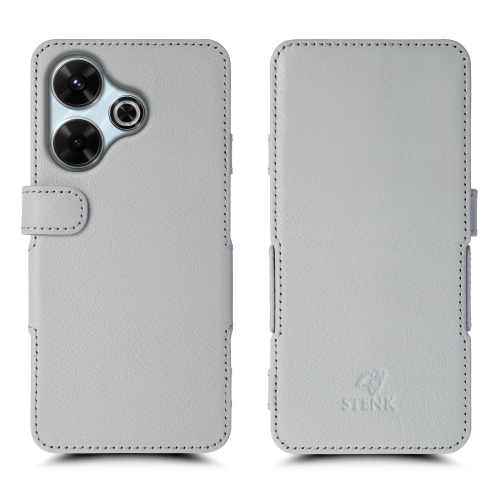 чехол-книжка на Xiaomi Redmi 13 Белый  Prime фото 1