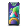 Кожаная накладка Stenk Cover для Samsung Galaxy M21 Чёрная