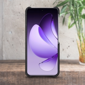 Шкіряна накладка Stenk Cover для OPPO Reno13 Pro Чорний