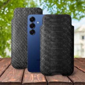 Футляр Stenk Sportage Python для Samsung Galaxy S25 Чорний