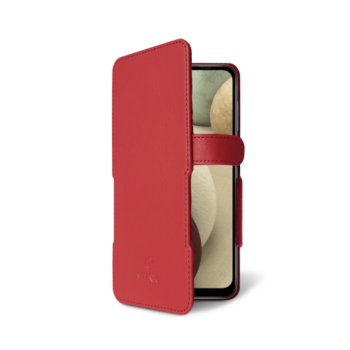 чехол-книжка на Samsung Galaxy A12 Красный Stenk Prime фото 2