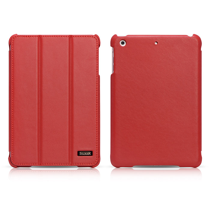 Чохол iCarer для iPad Mini /Mini2 /Mini3 Ultra-thin Genuine Red