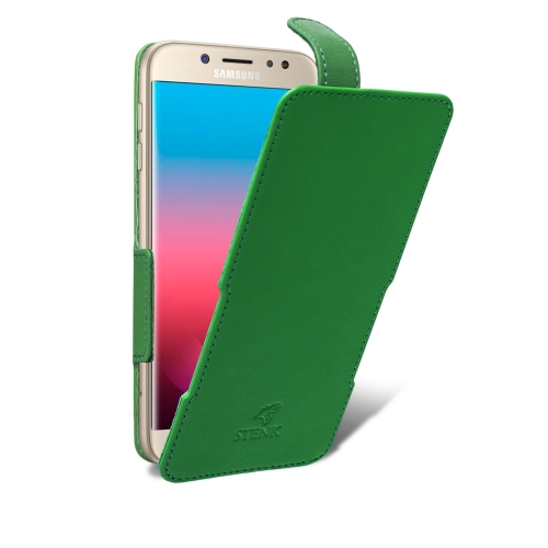 чохол-фліп на Samsung Galaxy J7 Pro Зелений Stenk Prime фото 2