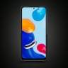 Кожаная накладка Stenk WoodBacker для Xiaomi Redmi Note 11 Чёрная