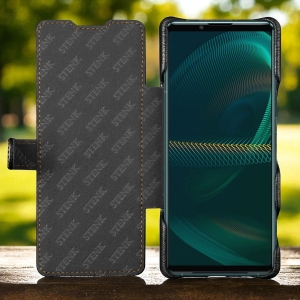 Чехол книжка Stenk Premium для Sony Xperia 5 ІІІ Чёрный